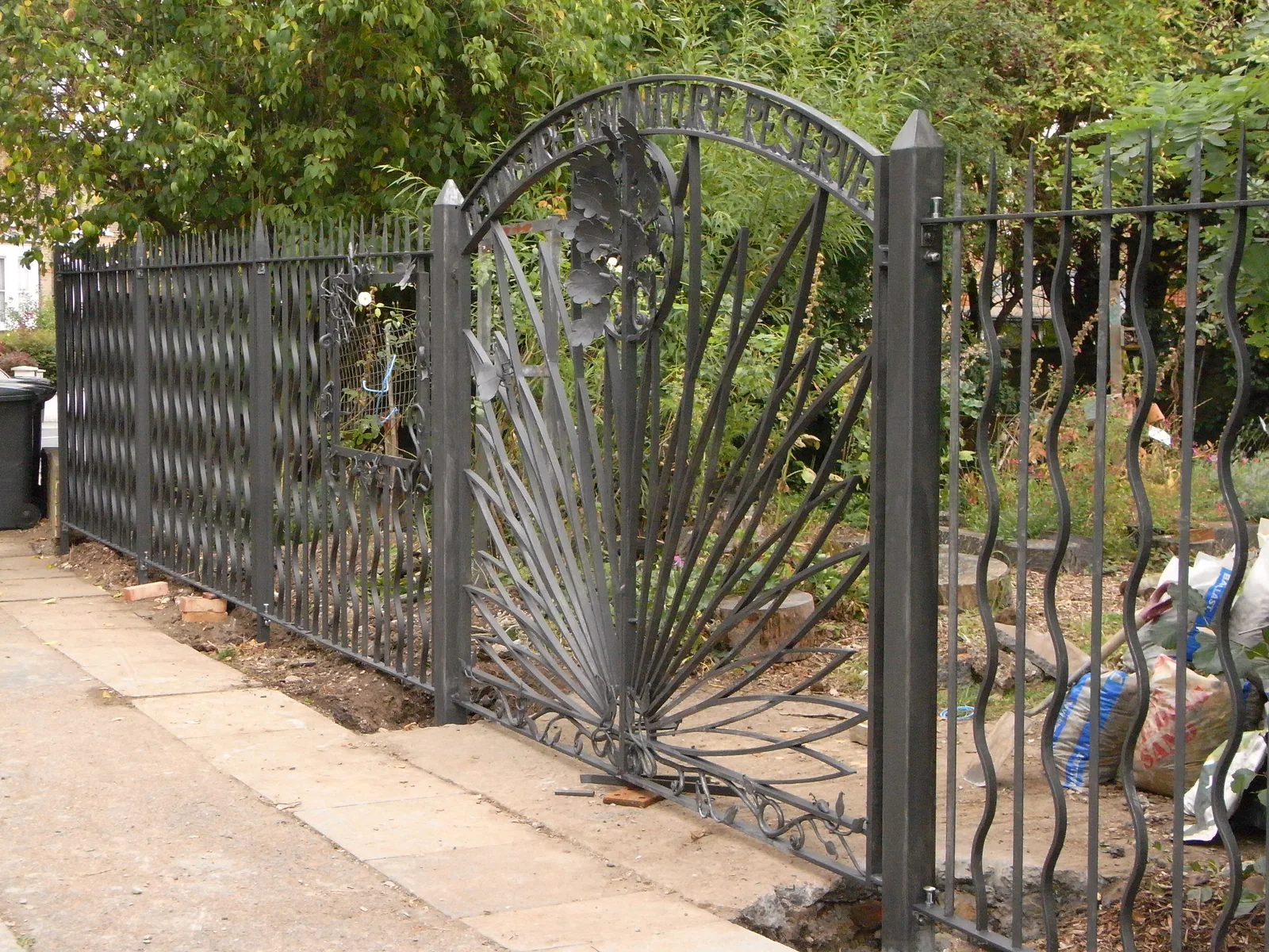 Gate made for Devonshire Road Nature Reserve, Forest Hill, photo 3 of 5