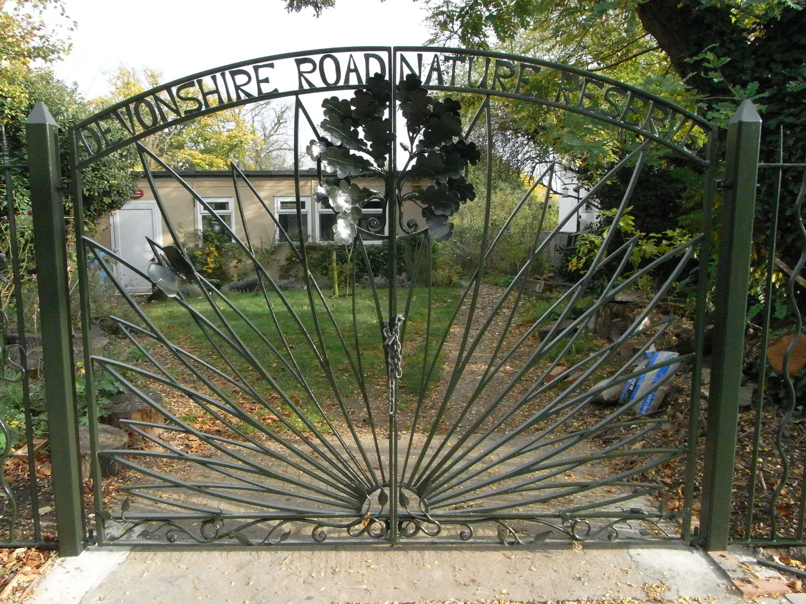 Gate made for Devonshire Road Nature Reserve, Forest Hill, photo 1 of 5